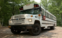 Continental Amerikaanse Schoolbus trouwbus verhuur